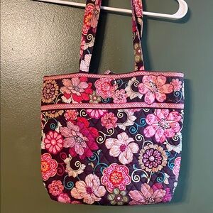 Vera Bradley Vibrant Floral Tote with matching Wallet